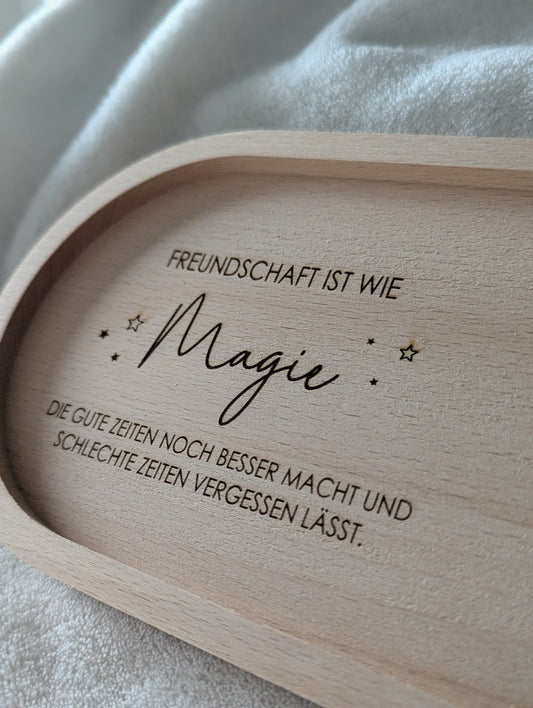 Personalisiertes Tablett "Freundschaft"